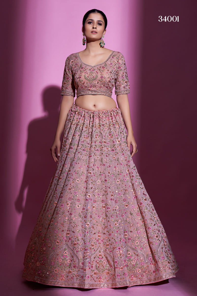 ARYA KIMAYA VOL.2 DESIGNER LEHENGA D.NO 34001 Anant Tex Exports Private Limited