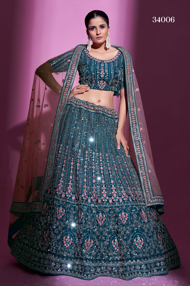 ARYA KIMAYA VOL.2 DESIGNER LEHENGA D.NO 34006 Anant Tex Exports Private Limited