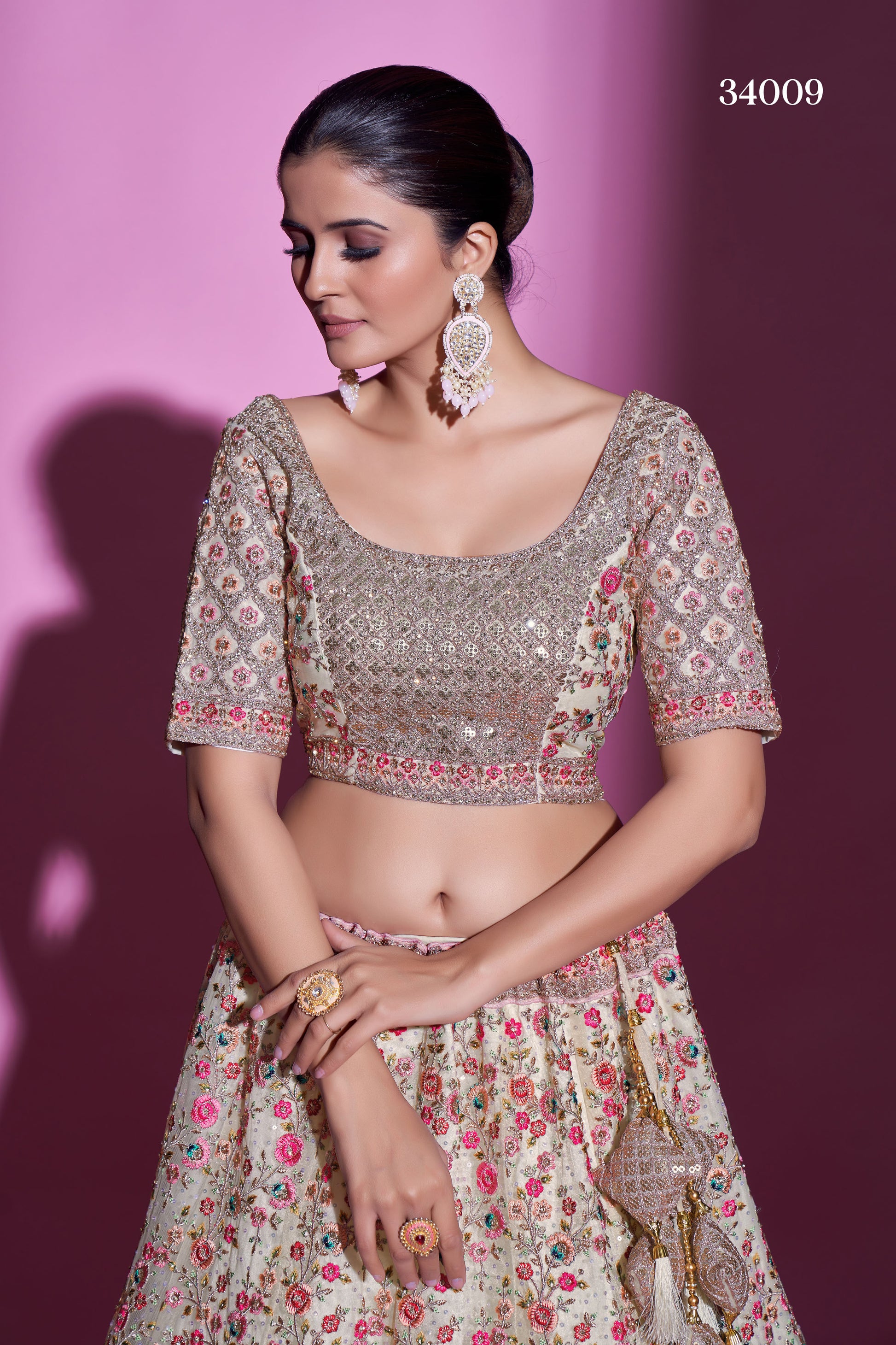 ARYA KIMAYA VOL.2 DESIGNER LEHENGA D.NO 34009 Anant Tex Exports Private Limited
