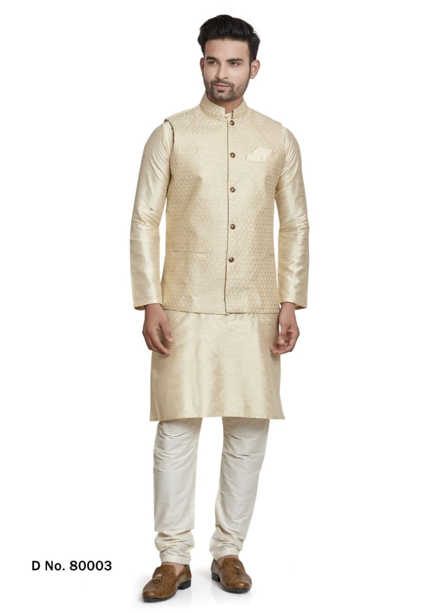 Kurta Pajama with Modi Koti Dno 80003 Anantexports