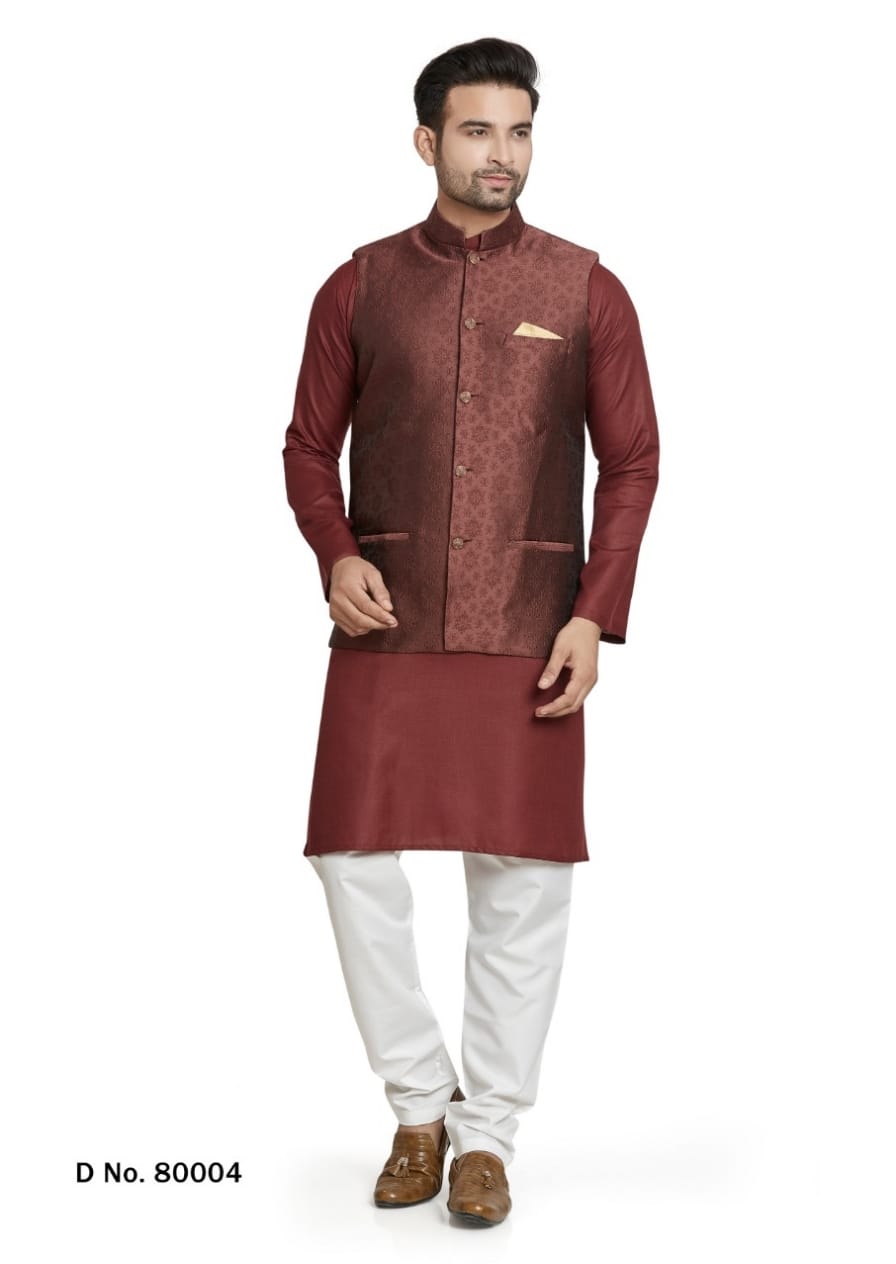 Kurta Pajama with Modi Koti Dno 80004 Anantexports