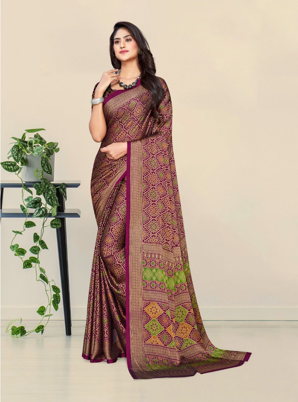 Party Wear Designer Georgette Sarees Anantexports