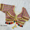 Readymade Navratri Special 11 Nidal Multi Gamthi Work Blouse Anantexports