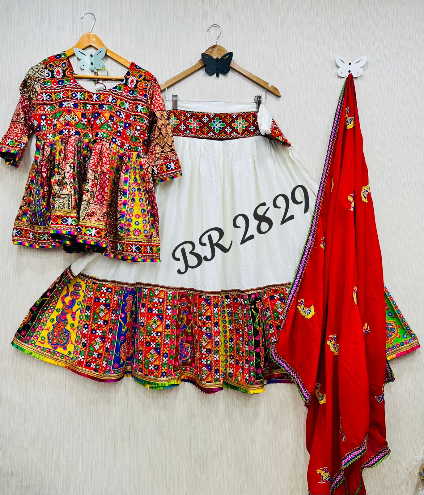 BR 2829 Kediya Pattern Navratri chaniya choli BR