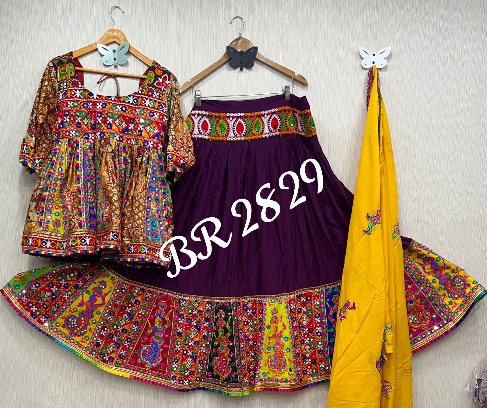 BR 2829 Kediya Pattern Navratri chaniya choli BR