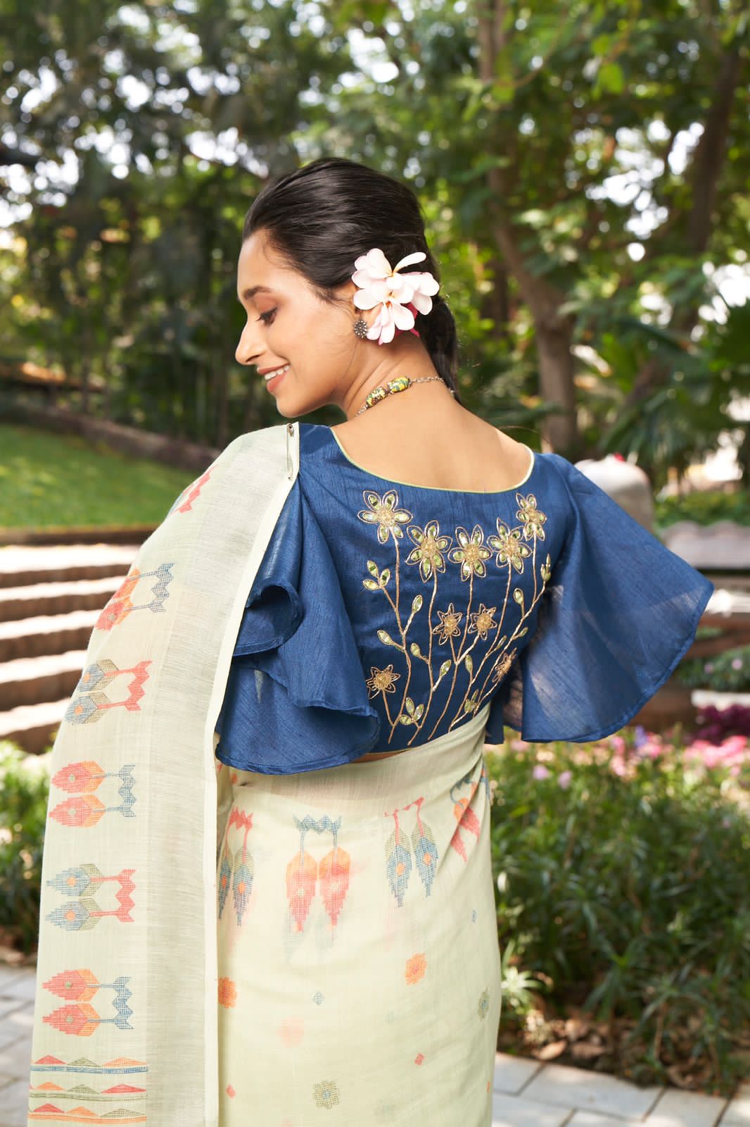 Pure Linen Sarees Anantexports