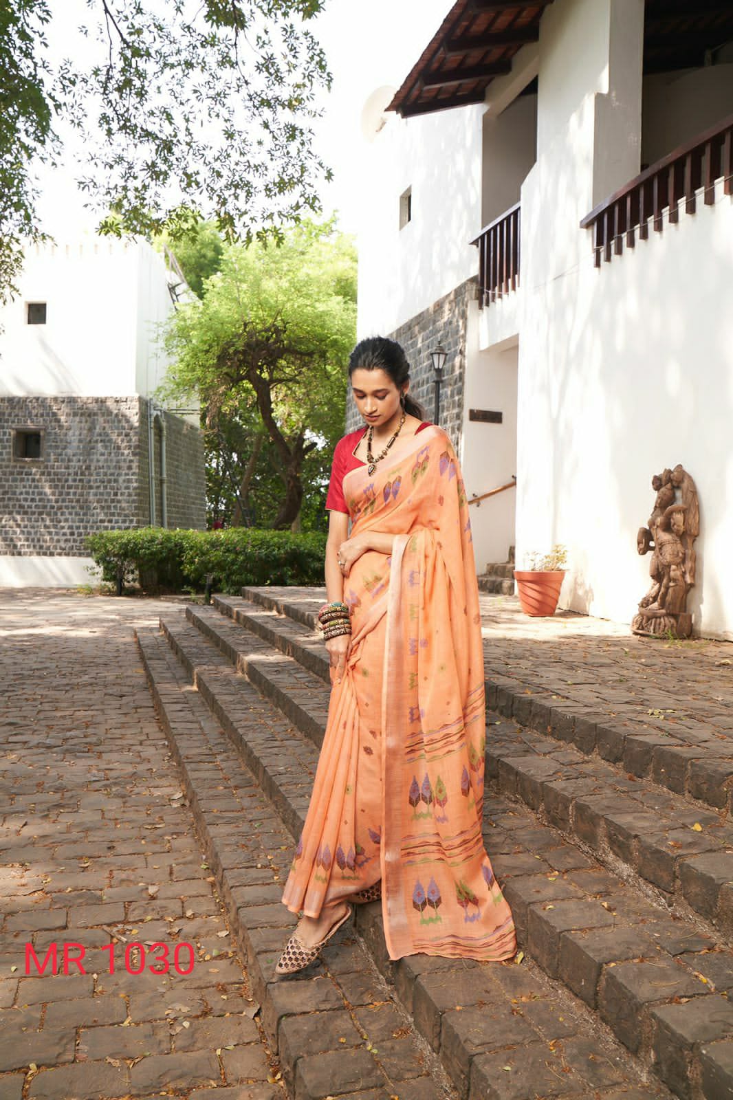 Pure Linen Sarees Anantexports