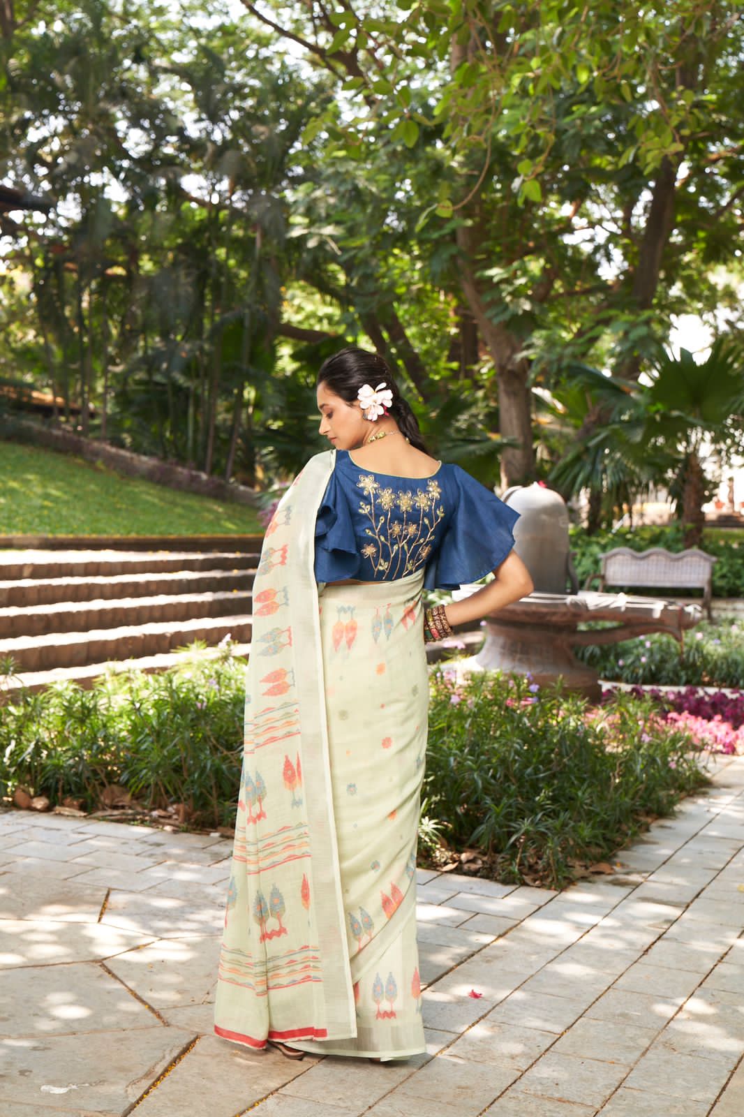 Pure Linen Sarees Anantexports