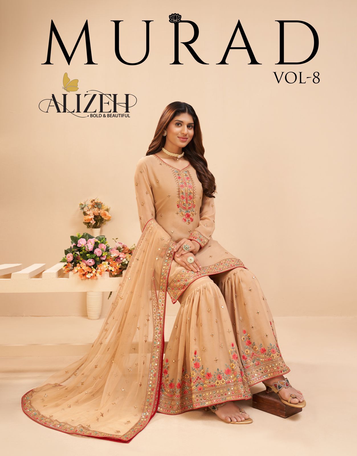 Alizeh Official Vol-8 3018 Series Anantexports