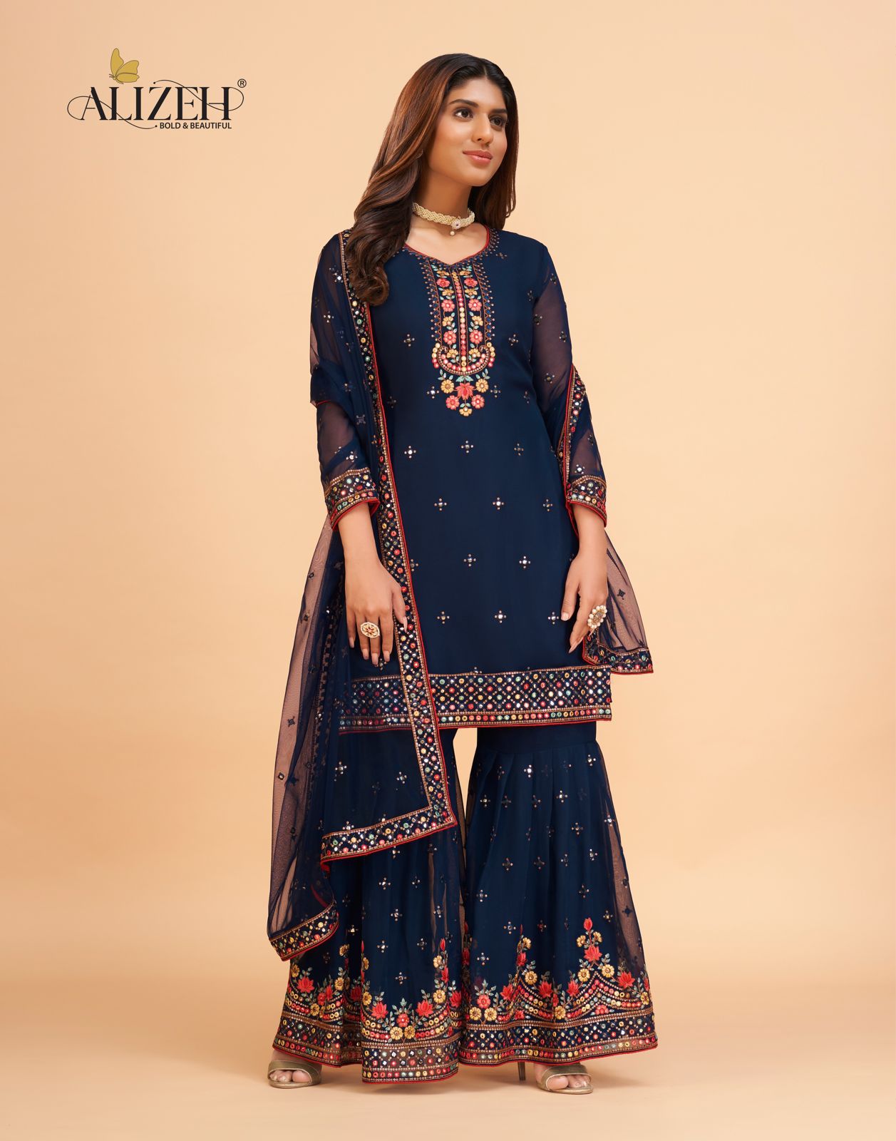 Alizeh Official Vol-8 3018 Series Anantexports