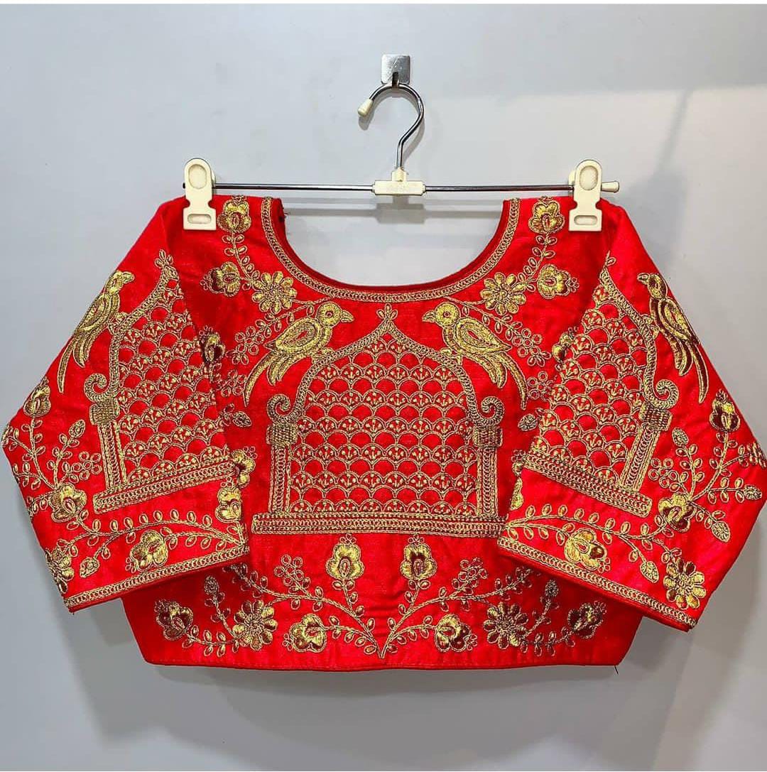 Readymade Fantam Silk Blouse Anantexports