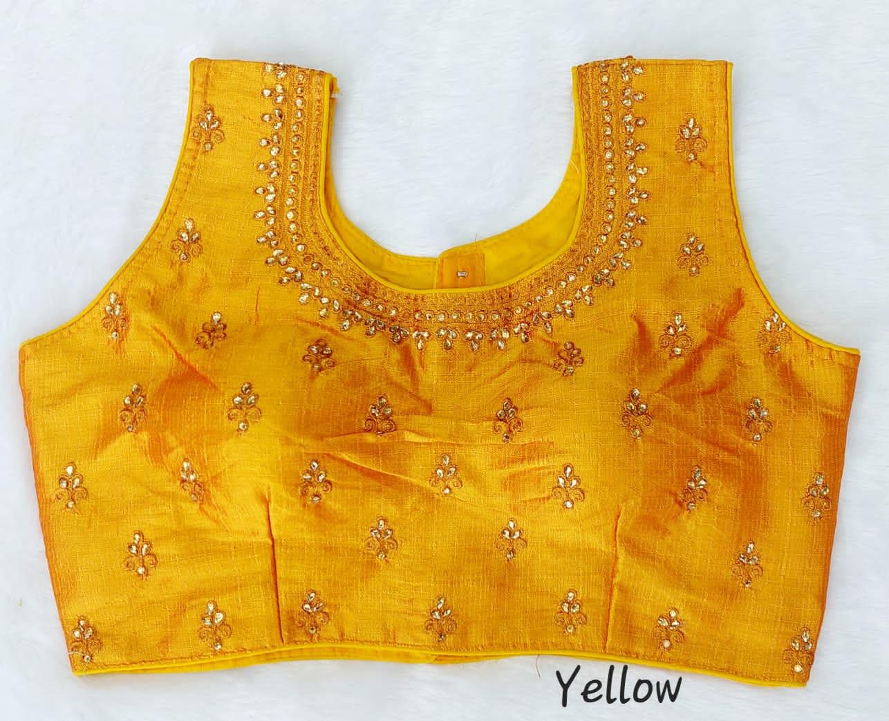 Readymade Fentam Silk Blouse - Anant Exports