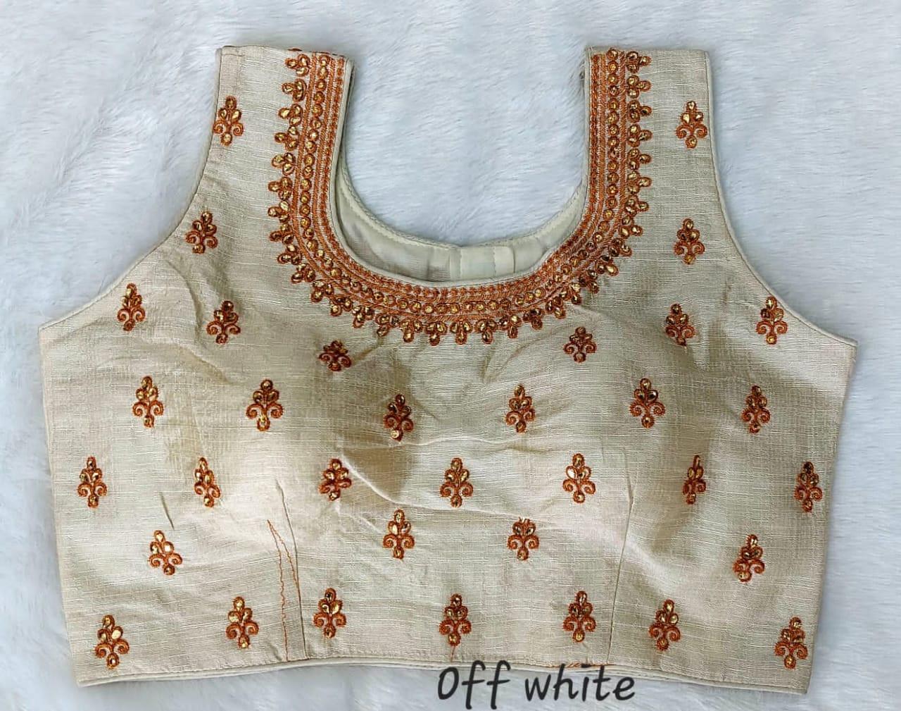 Readymade Fentam Silk Blouse - Anant Exports