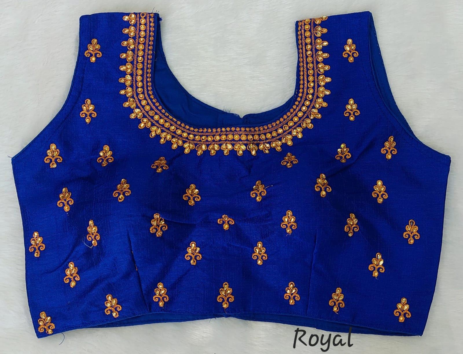 Readymade Fentam Silk Blouse - Anant Exports