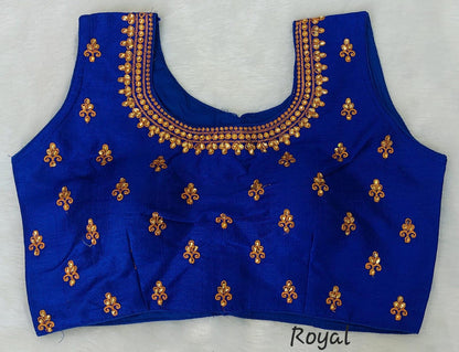 Readymade Fentam Silk Blouse - Anant Exports