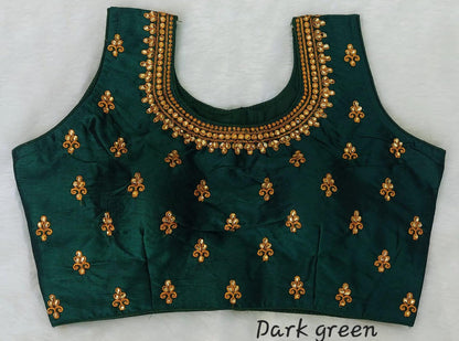 Readymade Fentam Silk Blouse - Anant Exports