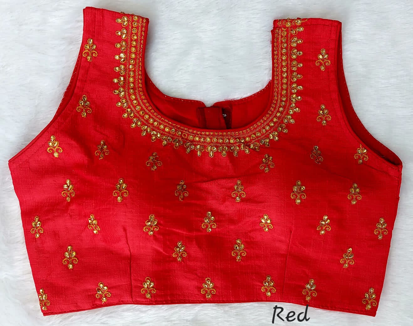 Readymade Fentam Silk Blouse Anantexports