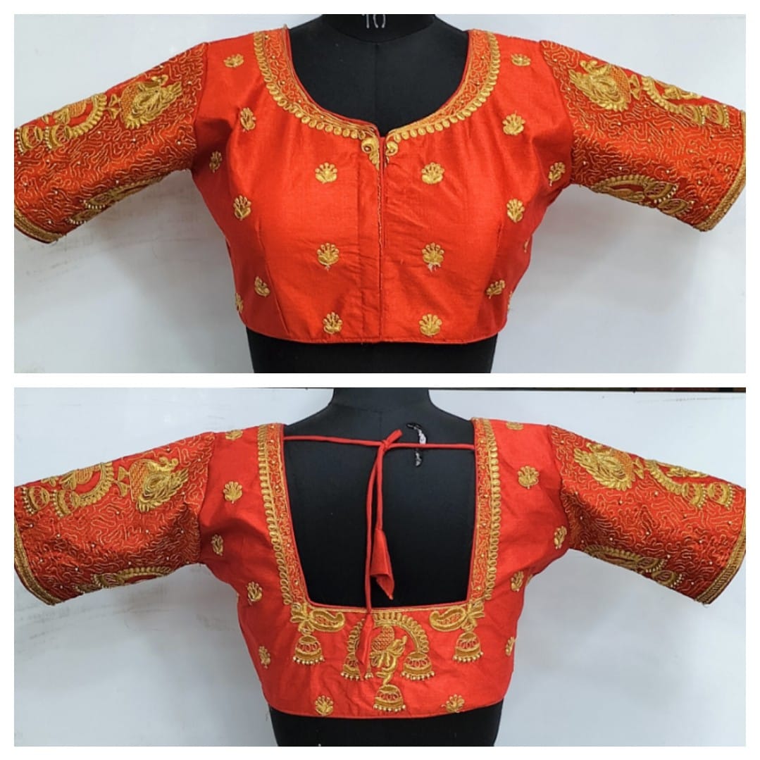 READYMADE MAGGAM WORK BLOUSE Anantexports