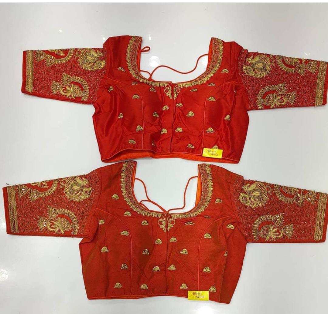 READYMADE MAGGAM WORK BLOUSE Anantexports