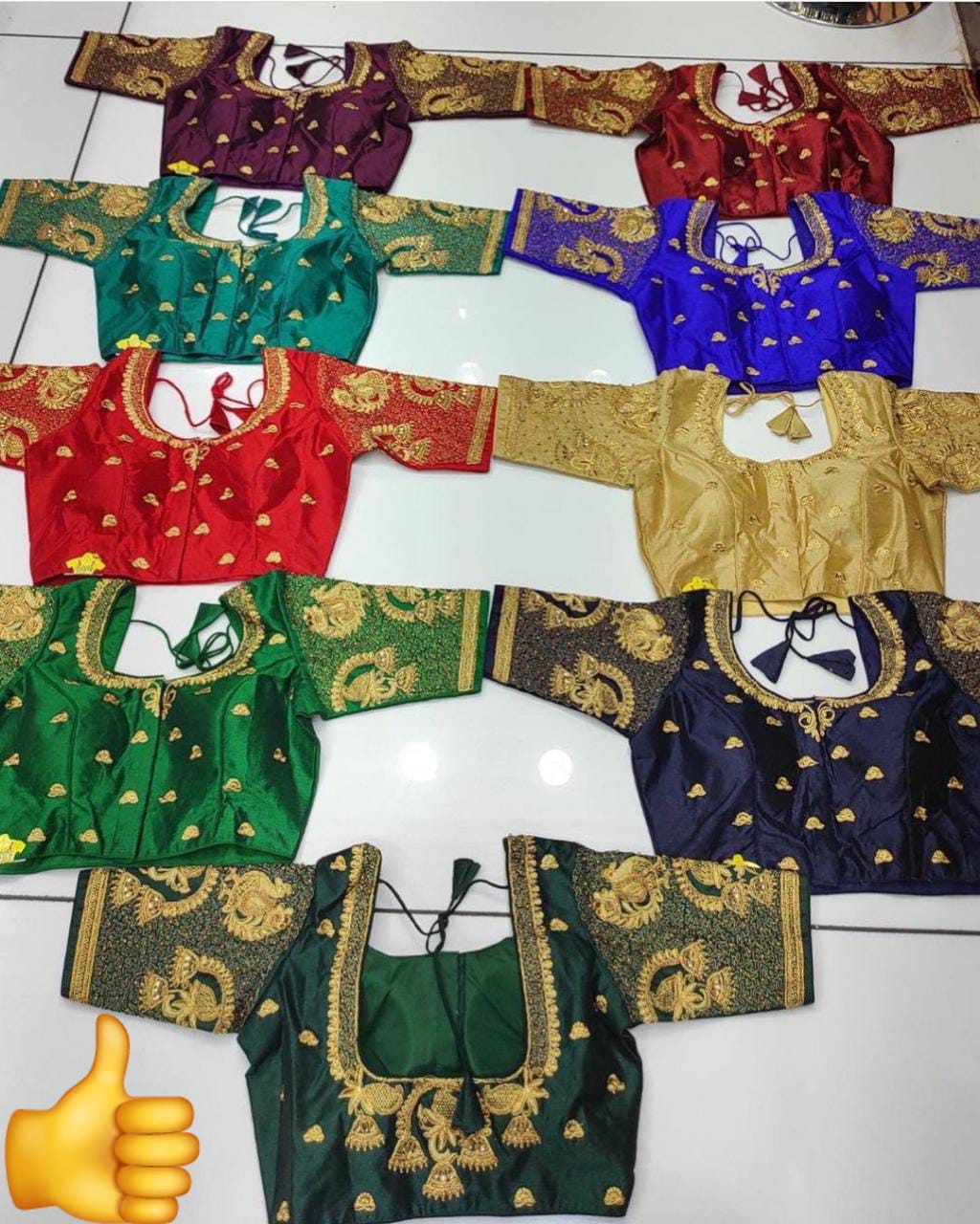 READYMADE MAGGAM WORK BLOUSE Anantexports