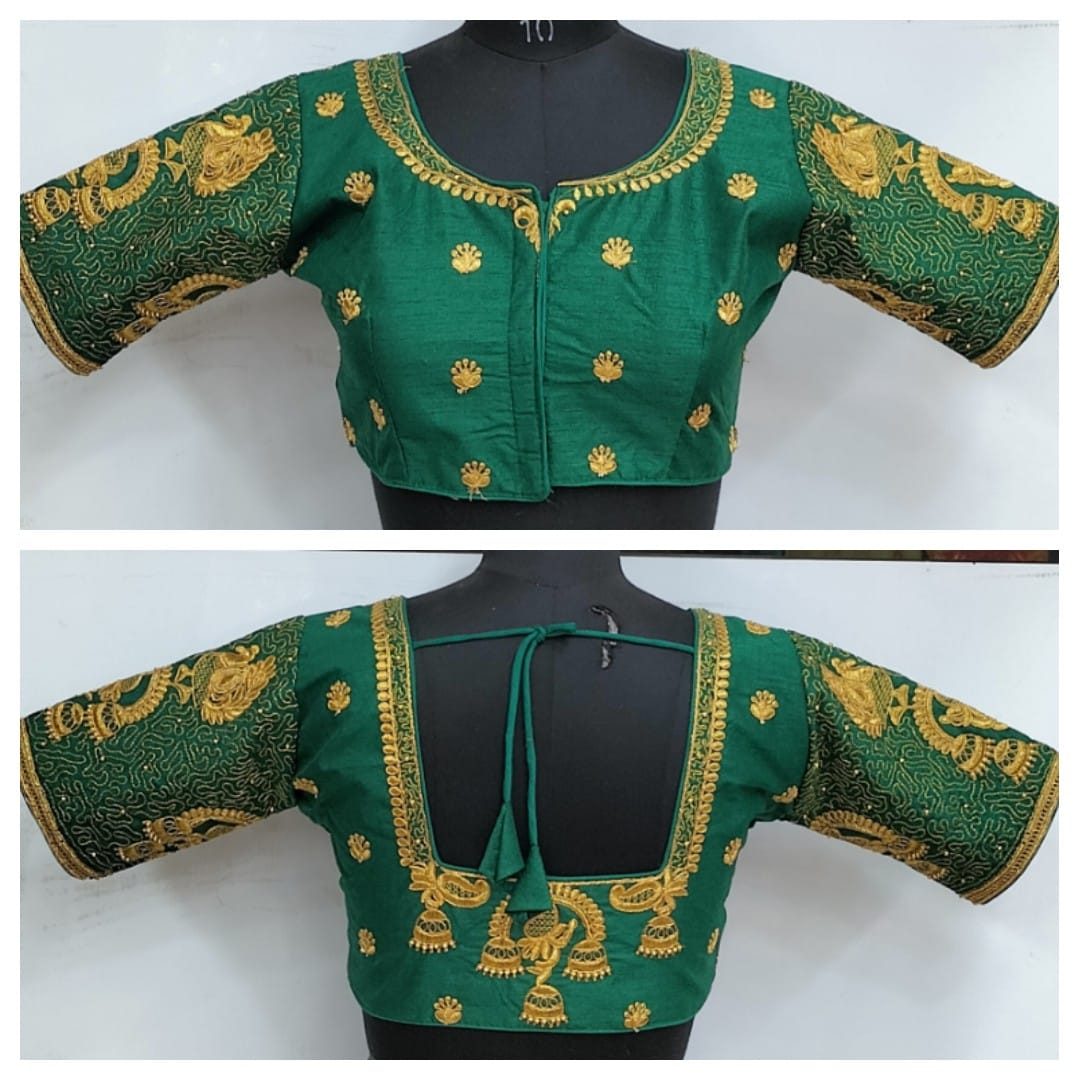 READYMADE MAGGAM WORK BLOUSE Anantexports
