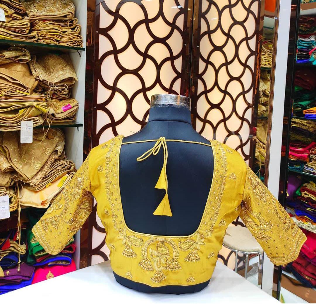 READYMADE MAGGAM WORK BLOUSE Anantexports