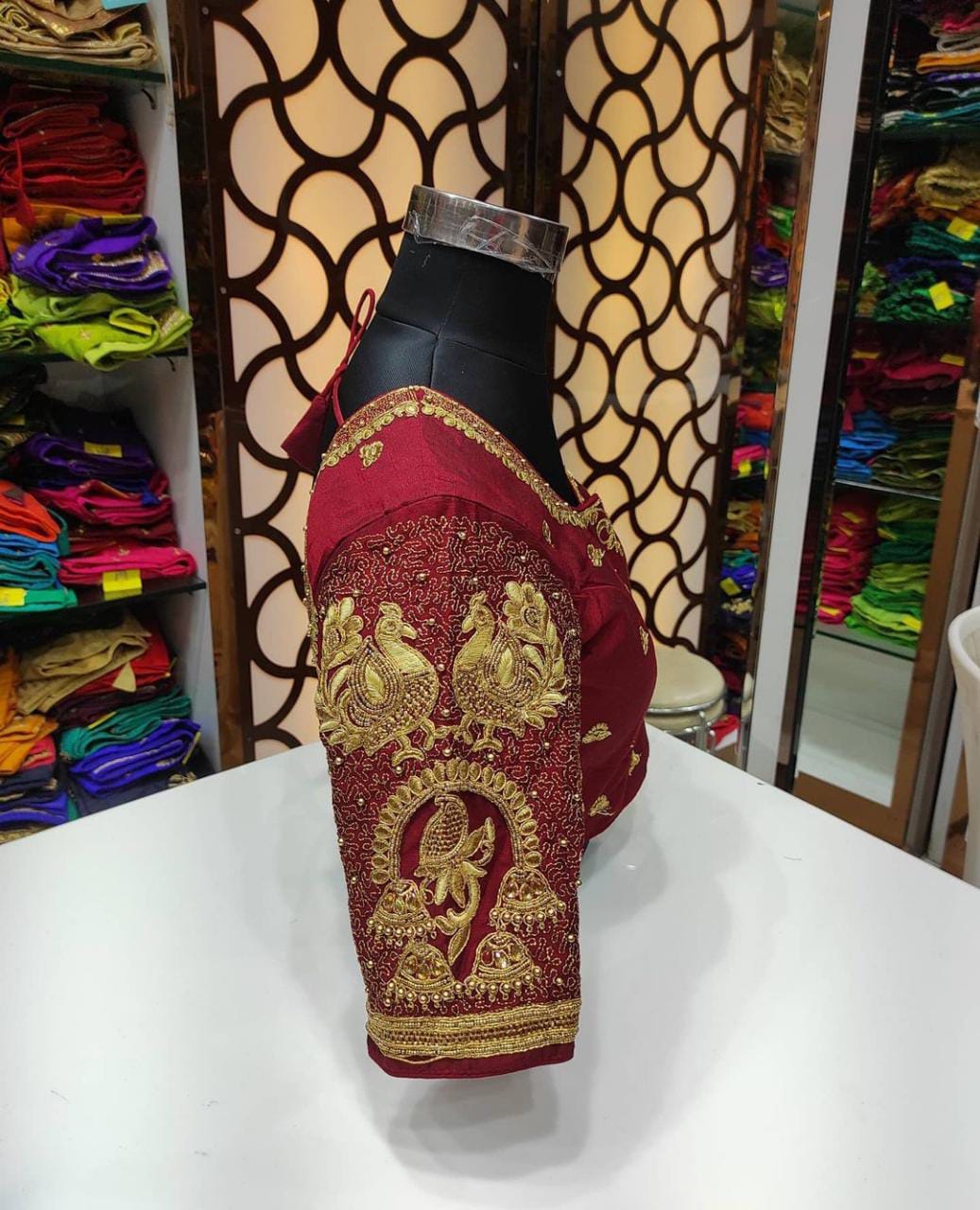 READYMADE MAGGAM WORK BLOUSE Anantexports