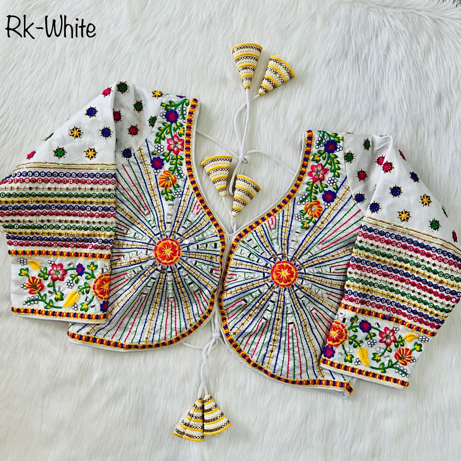 Navratri Special 11 Nidal Hand Work Long Sleeves Blouse Anantexports