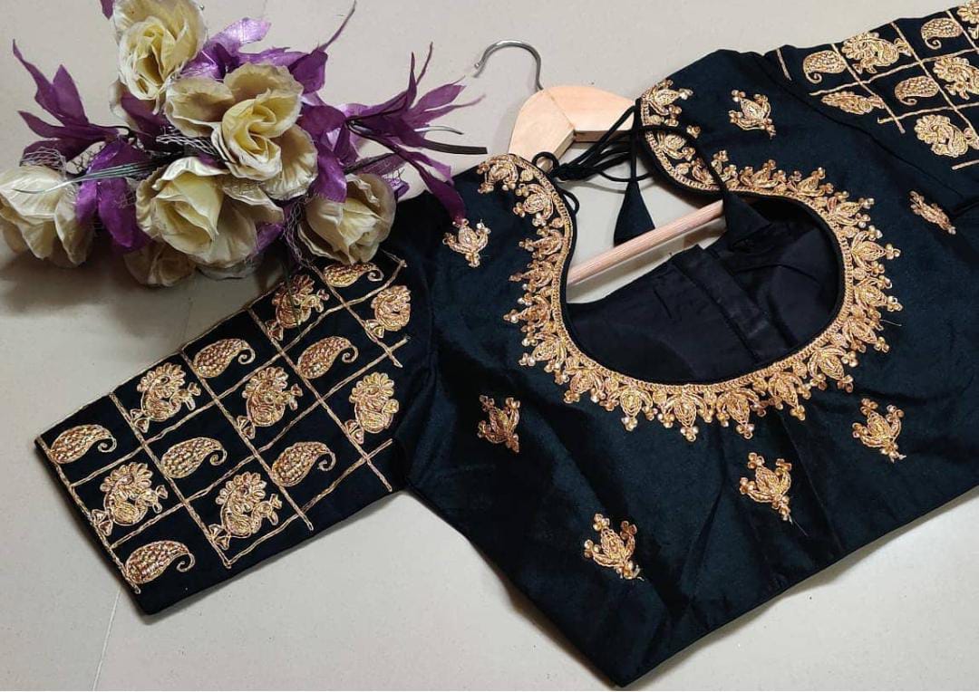 Readymade fentam silk Blouse Anantexports