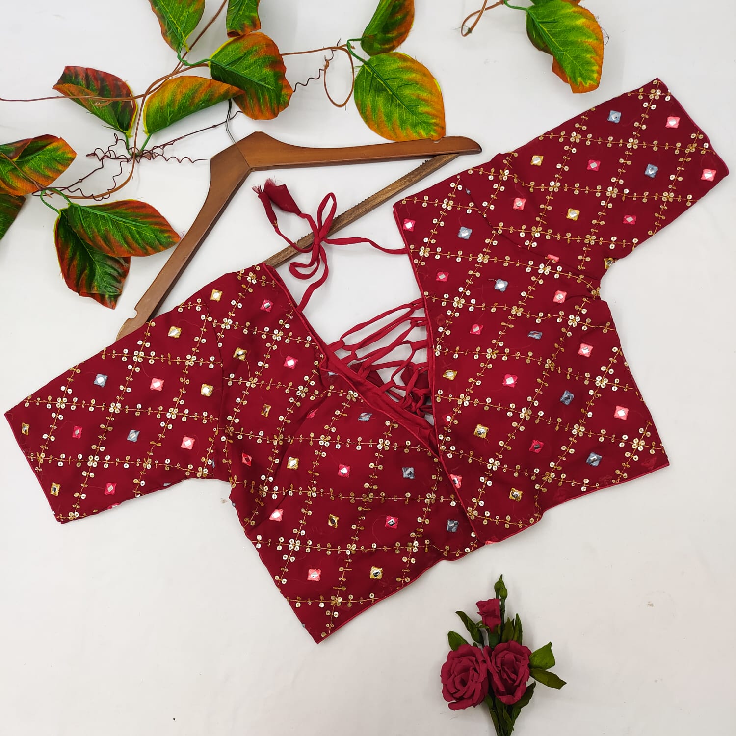 GEORGETTE TRENDY BLOUSE Anantexports