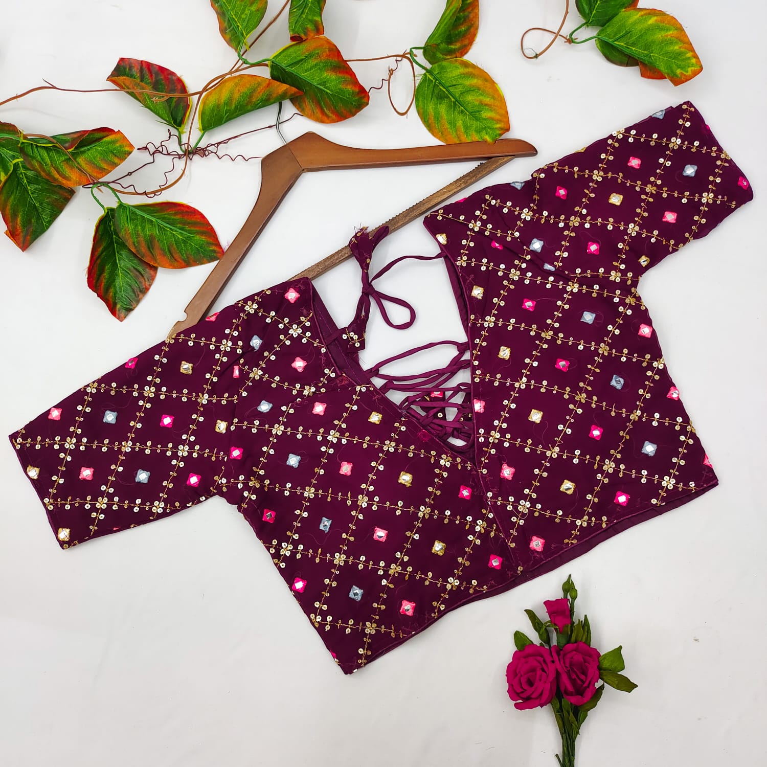 GEORGETTE TRENDY BLOUSE Anantexports