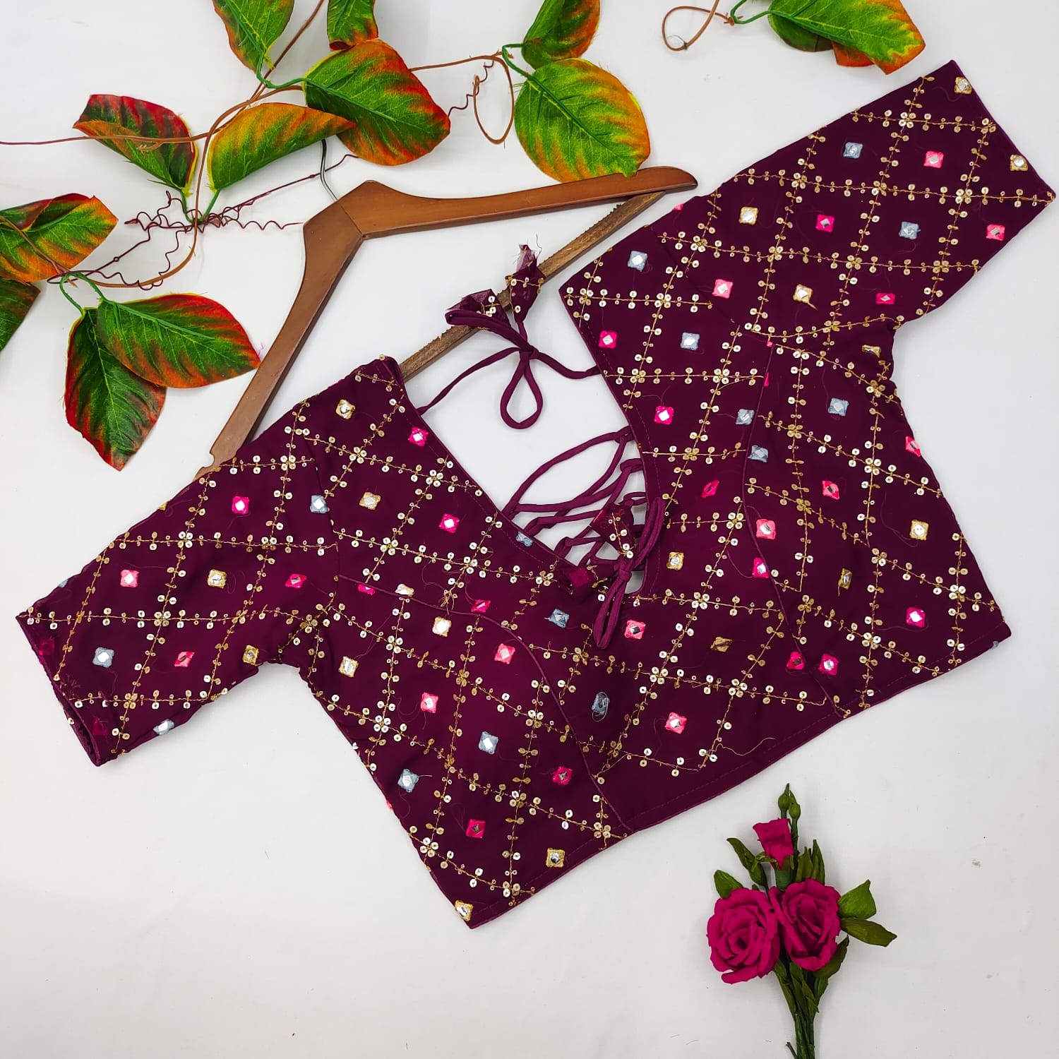 GEORGETTE TRENDY BLOUSE Anantexports