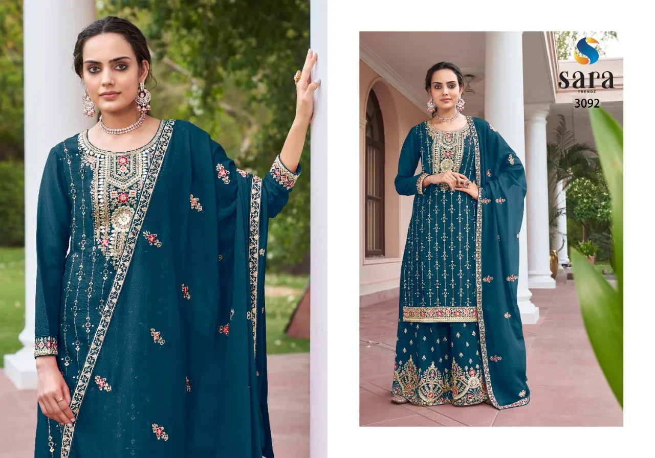 Party Wear Chudidar Suite Sara Pasoori Anant Tex Exports Private Limited
