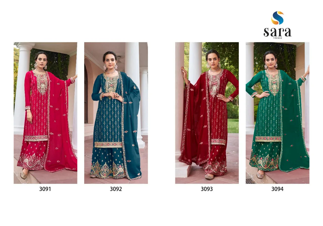 Party Wear Chudidar Suite Sara Pasoori Anant Tex Exports Private Limited