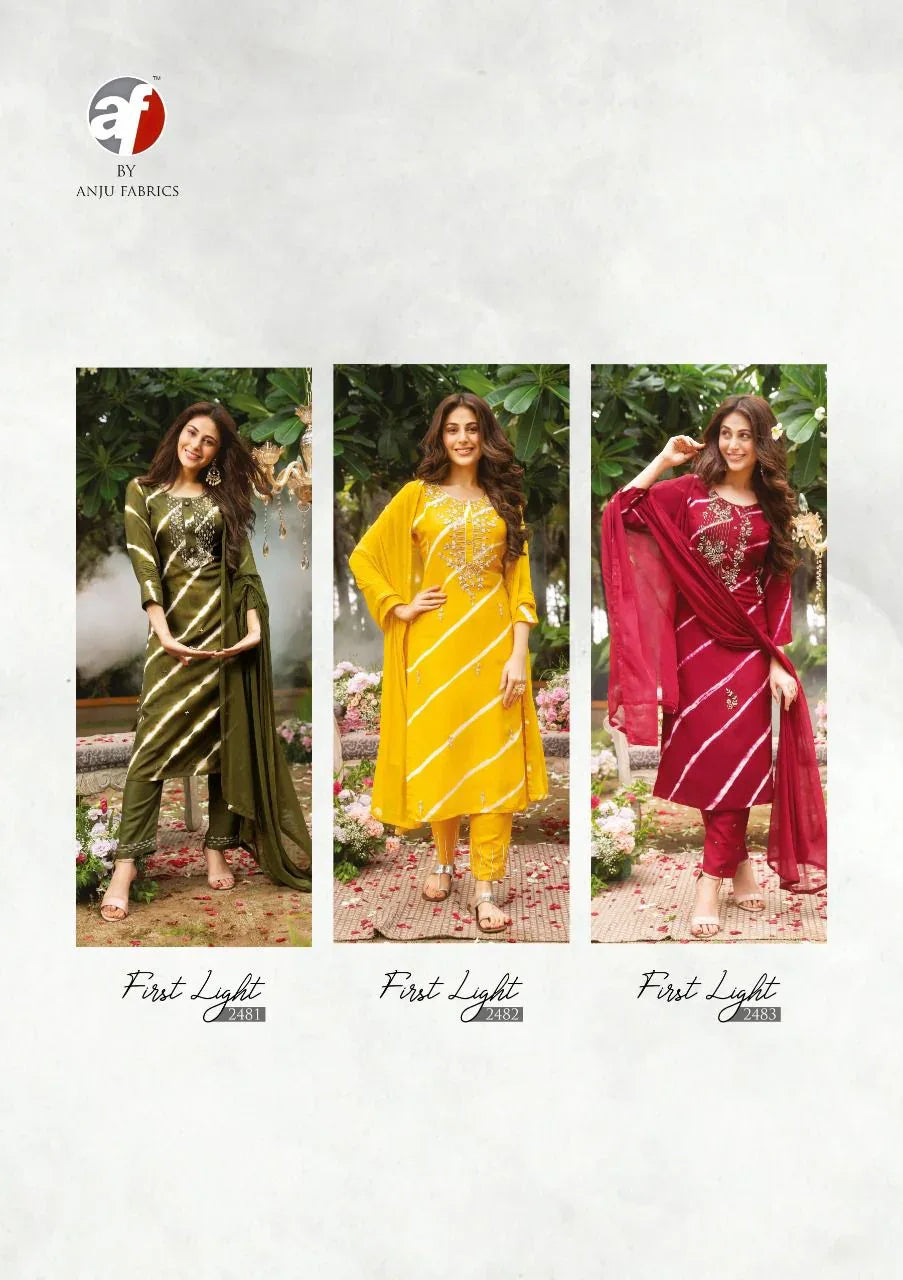 PARTY WEAR KURTI PANT &amp; DUPATTA 𝐅𝐈𝐑𝐒𝐓 𝐋𝐈𝐆𝐇𝐓 𝐂𝐎𝐋𝐋𝐄𝐂𝐓𝐈𝐎𝐍 Anant Tex Exports Private Limited