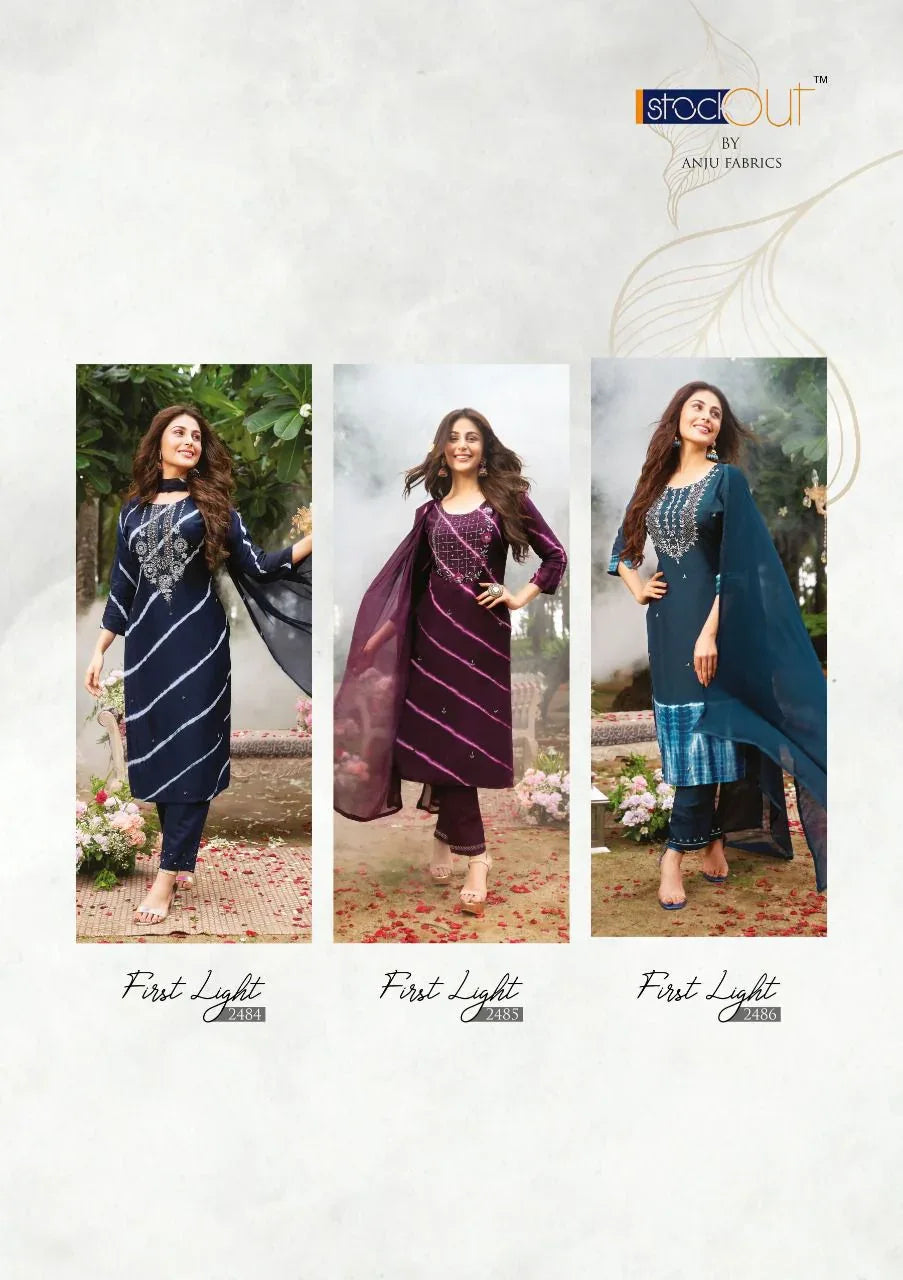PARTY WEAR KURTI PANT &amp; DUPATTA 𝐅𝐈𝐑𝐒𝐓 𝐋𝐈𝐆𝐇𝐓 𝐂𝐎𝐋𝐋𝐄𝐂𝐓𝐈𝐎𝐍 Anant Tex Exports Private Limited