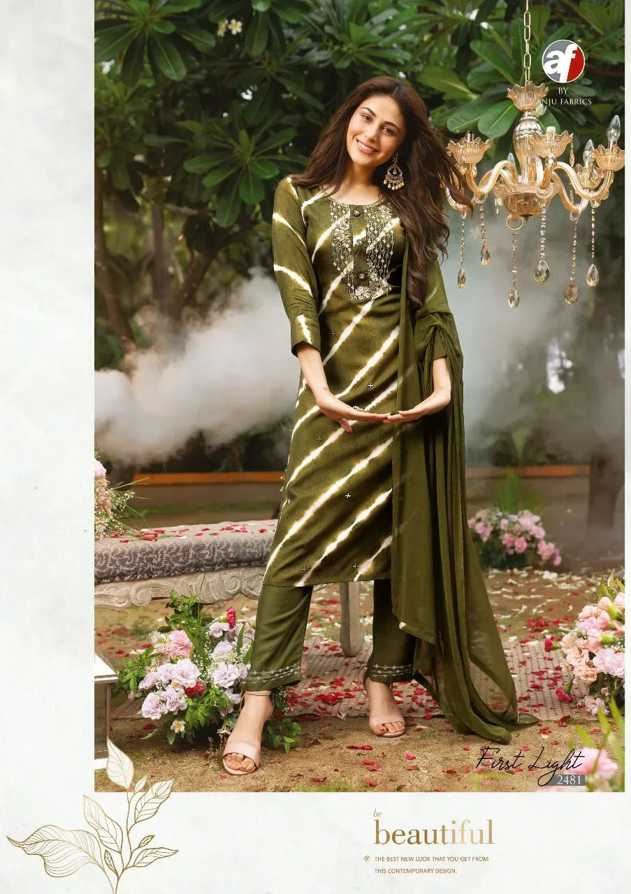 PARTY WEAR KURTI PANT &amp; DUPATTA 𝐅𝐈𝐑𝐒𝐓 𝐋𝐈𝐆𝐇𝐓 𝐂𝐎𝐋𝐋𝐄𝐂𝐓𝐈𝐎𝐍 Anant Tex Exports Private Limited
