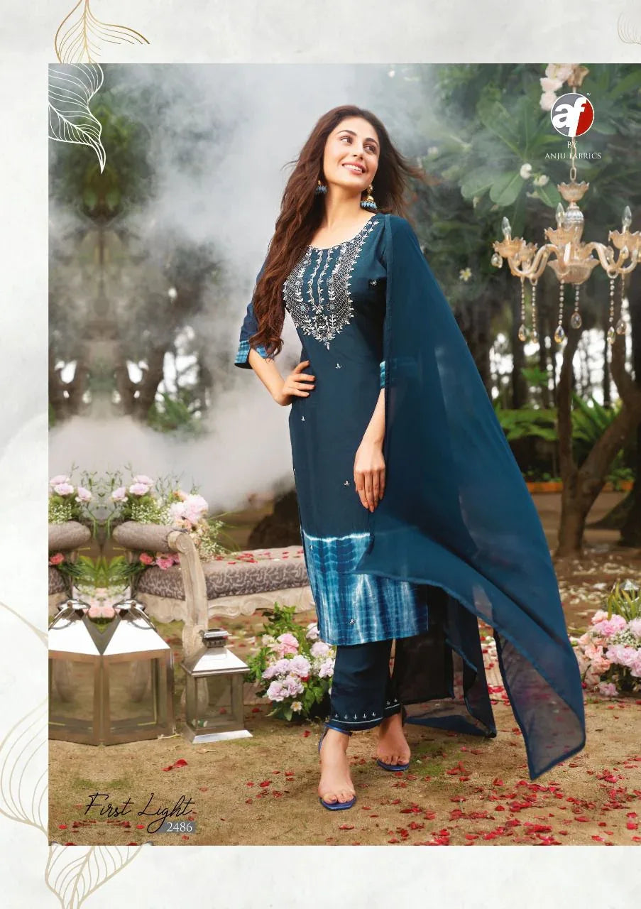 PARTY WEAR KURTI PANT &amp; DUPATTA 𝐅𝐈𝐑𝐒𝐓 𝐋𝐈𝐆𝐇𝐓 𝐂𝐎𝐋𝐋𝐄𝐂𝐓𝐈𝐎𝐍 Anant Tex Exports Private Limited