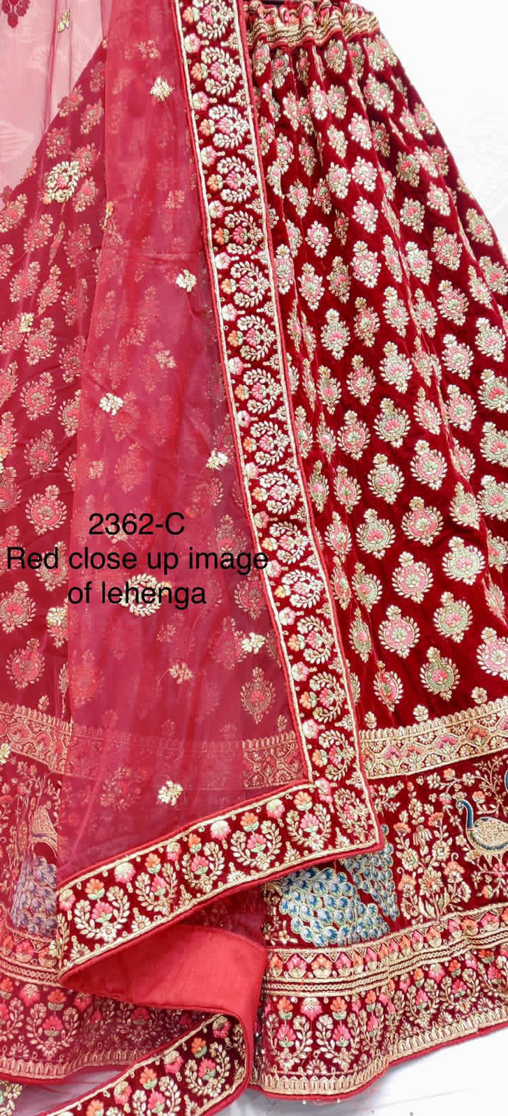 Embroidered Bridal Lehenga choli Dno.2362 Anant Tex Exports Private Limited