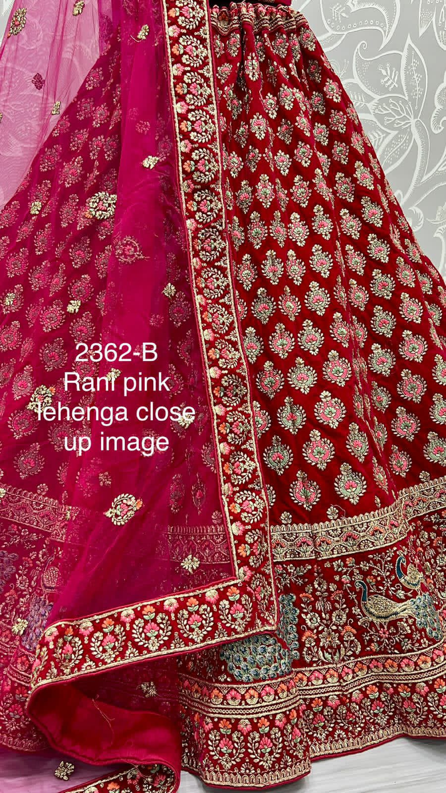 Embroidered Bridal Lehenga choli Dno.2362 Anant Tex Exports Private Limited