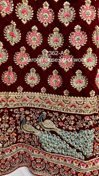 Embroidered Bridal Lehenga choli Dno.2362 Anant Tex Exports Private Limited