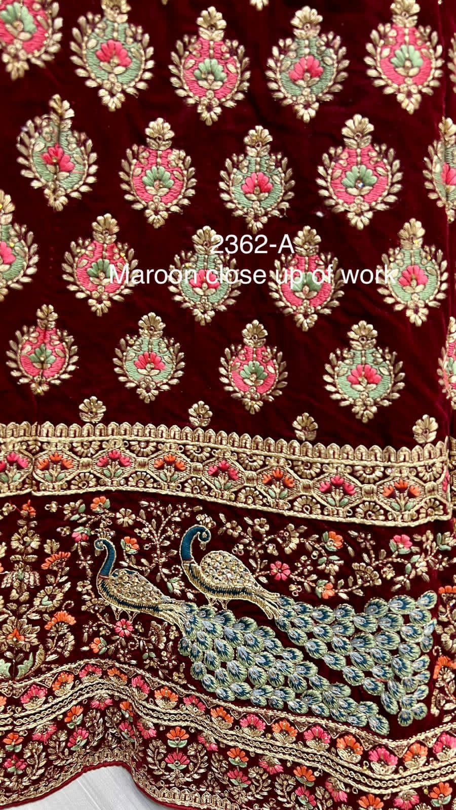 Embroidered Bridal Lehenga choli Dno.2362 Anant Tex Exports Private Limited