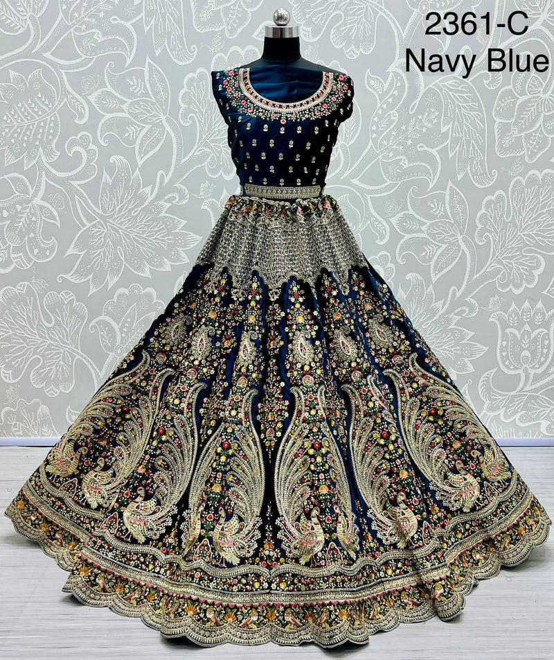 Embroidered Bridal Lehenga choli Dno.2361 Anant Tex Exports Private Limited