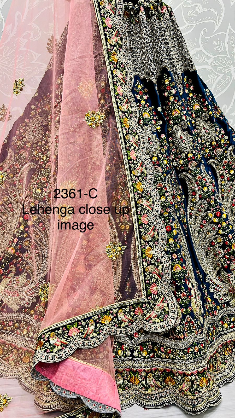 Embroidered Bridal Lehenga choli Dno.2361 Anant Tex Exports Private Limited