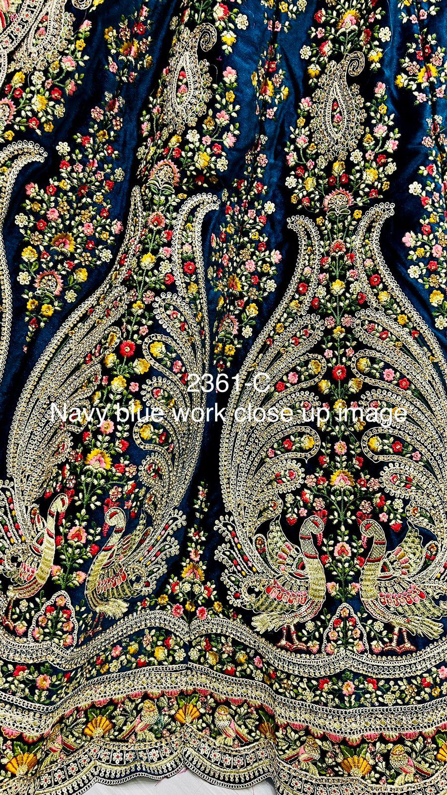 Embroidered Bridal Lehenga choli Dno.2361 Anant Tex Exports Private Limited