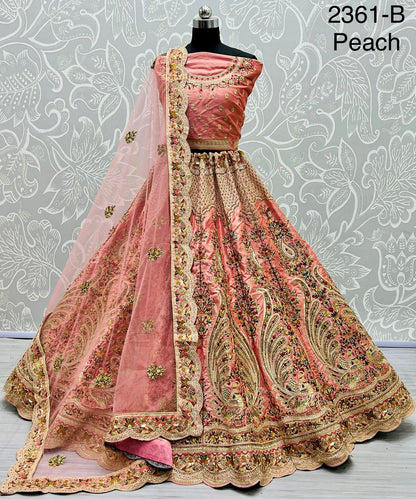 Embroidered Bridal Lehenga choli Dno.2361 Anant Tex Exports Private Limited