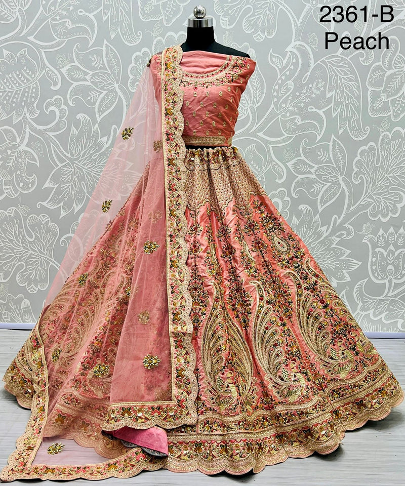 Embroidered Bridal Lehenga choli Dno.2361 Anant Tex Exports Private Limited