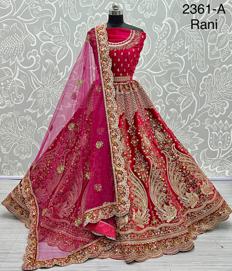 Embroidered Bridal Lehenga choli Dno.2361 Anant Tex Exports Private Limited