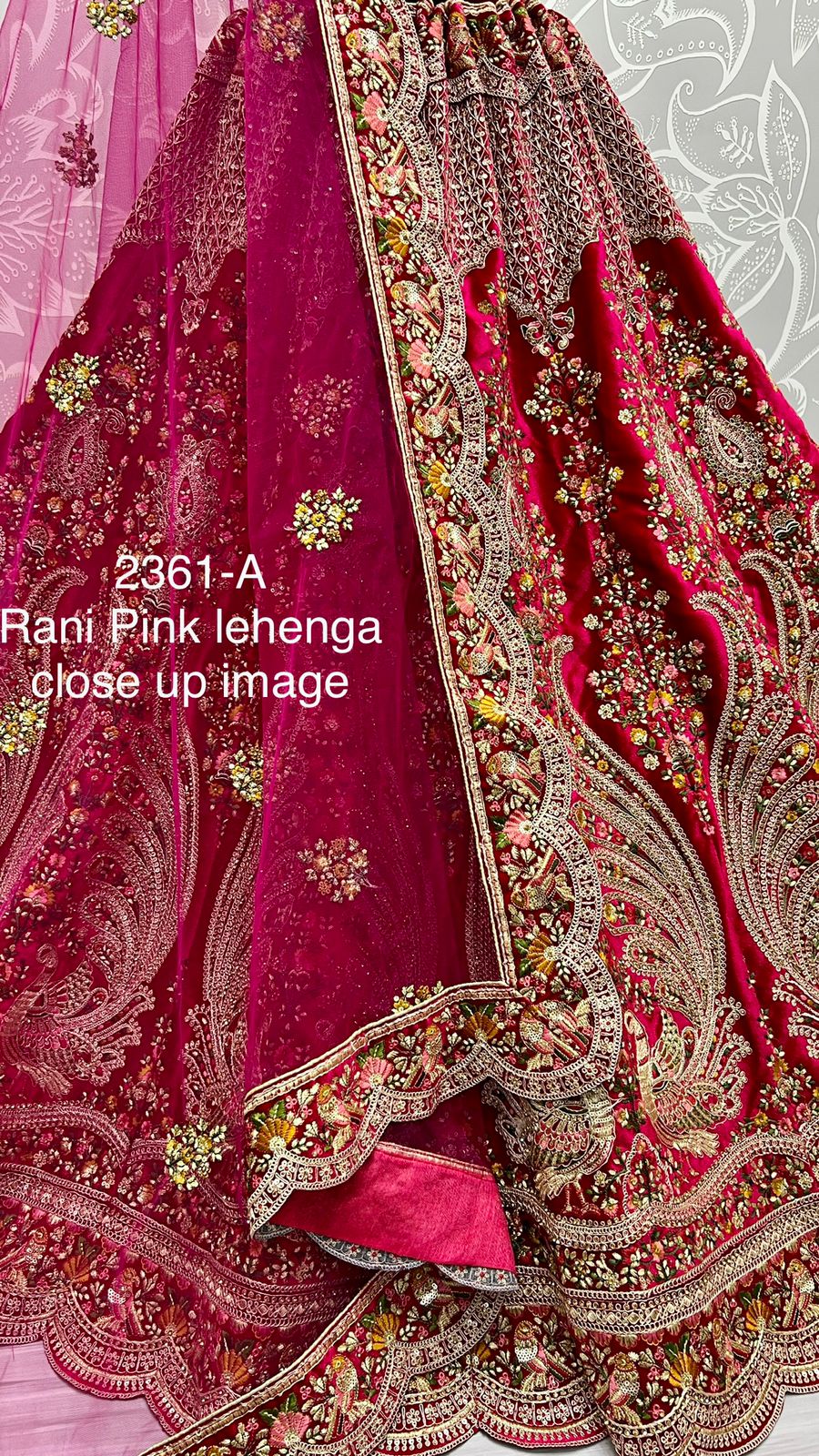 Embroidered Bridal Lehenga choli Dno.2361 Anant Tex Exports Private Limited