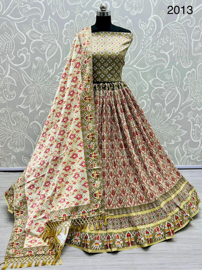 Designer Printed Lehenga Choli 2012 to 2014 Anant Tex Exports Private Limited